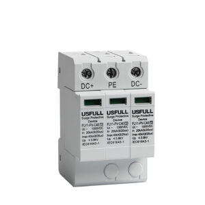 DESCARCATOR 1000V 3P HB-PV40kA PENTRU PANOURI SOLARE