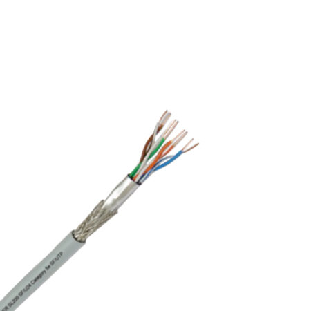 Cablu electric CAT-5E 0.5 mm² gri cupru Recber