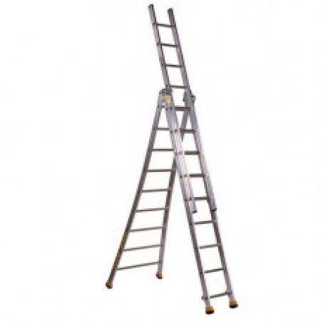 Алюминиевая стремянка выдвижные VHR HK 3x10 6812 cm 268 cm 3-х секционные ELKOP