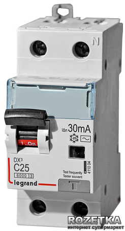 Диференциальный автоматический выключатель 25A 1P Legrand
