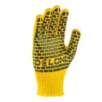 MANUSI STANDART GALBENE CU INSERTII PVC NEGRE DOLONI