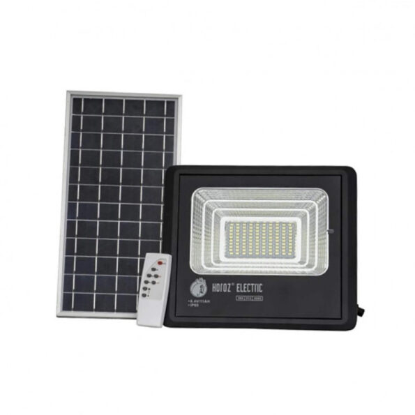 PROIECTOR LED CU PANOU SOLAR TIGER-60 60W IP65 6400K HOROZ