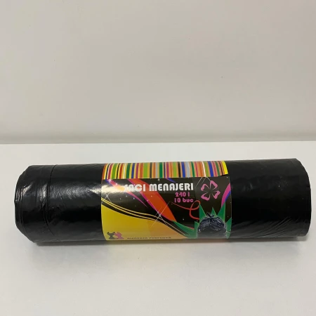 SACI MENAJERI SUBTIRI 35L 30 IN ROLA NEGRU