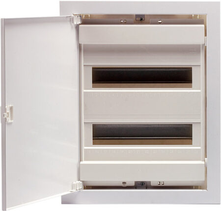Металлический шкаф 2X14 модуль ИП40 белый ЭТИ
