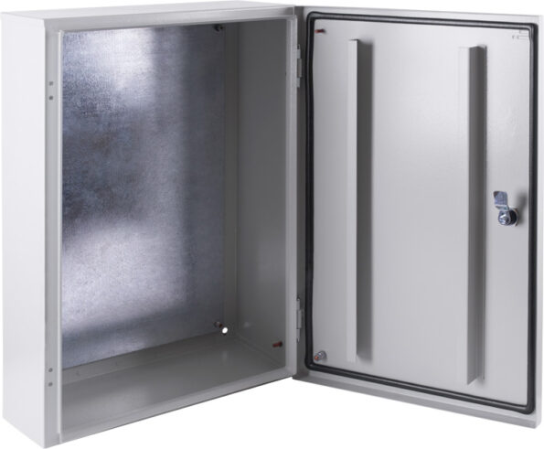 Металлический шкаф 400*300*200mm ИП54 серый метал Enext