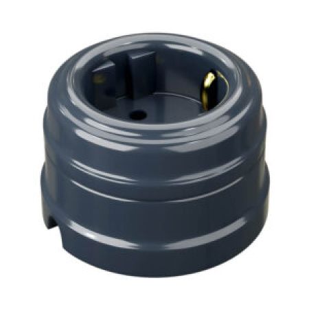 розетка черный 220B-220B