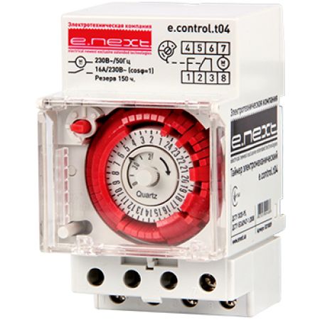 Таймер электромеханический суточный Enext