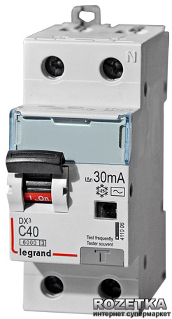 Диференциальный автоматический выключатель 40A 1P Legrand