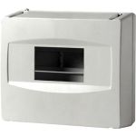 Распределительный шкаф 8 модуль серый пластик Enext