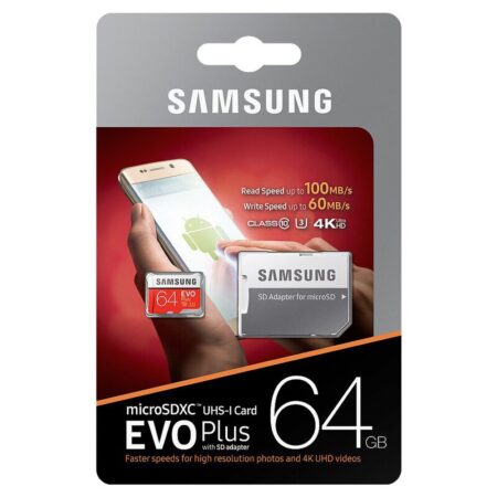 MICROSD 64GB CLASS 10 SAMSUNG EVO PLUS