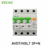 Диференциальный автоматический выключатель 16A 3P Vecas