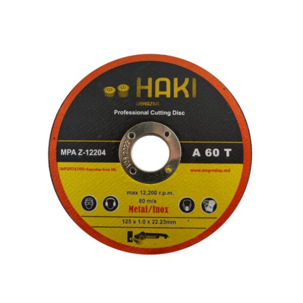 125×1.0 disc metal/inox Haki