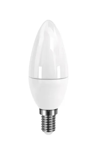 E14 светодиодная лампа 8В 6500 K белый С37 Milanlux