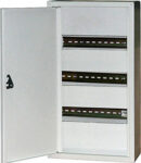 Металлический шкаф 580 х 275 х 100 mm 48 модуля IP30 серый метал Enext