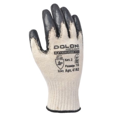 MANUSI TRICOTAJ ALBE CU LATEX DOLONI