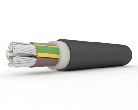 Cablu electric AVVG 5*150mm negru 5*150mm aluminiu