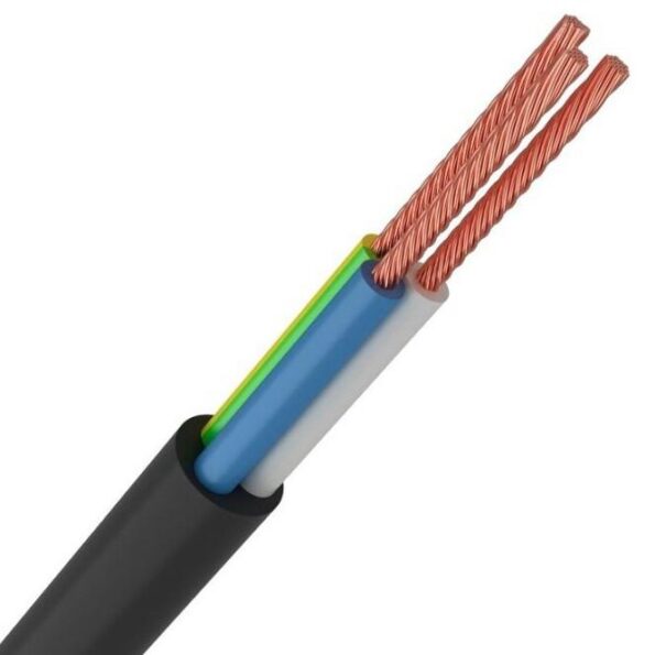 Cablu electric PVS 3x1,5mm negru