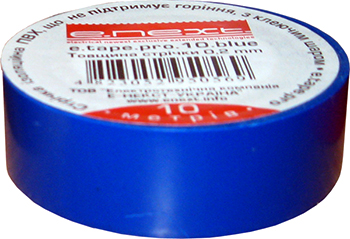 Bandă izolantă albastru 10m PVC Enext