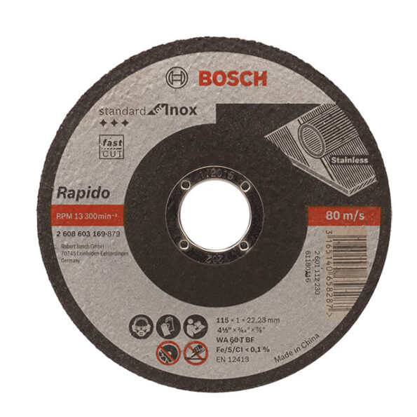 115X1.0MM disc de tăiere metal Bosch