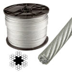 Cablu 4 - 5 mm oțel Elmos