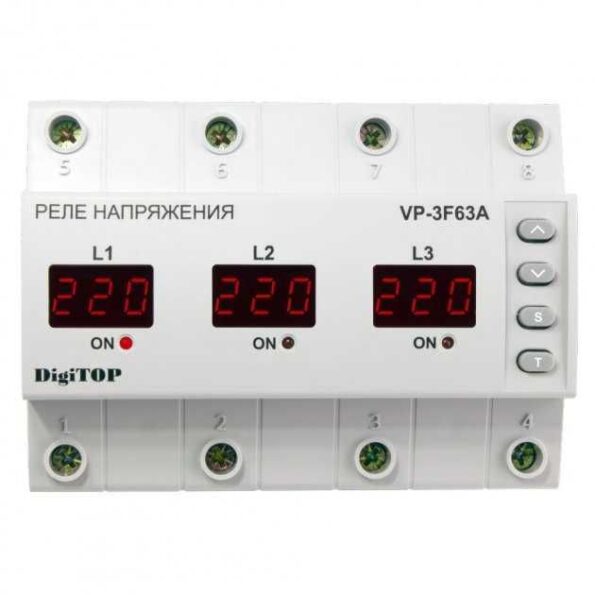 Реле контроля напряжения VP3F63A 63A 63A