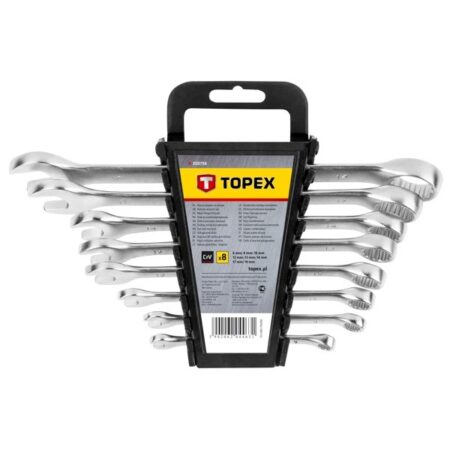 Набор комбинированных ключей 6-19mm Topex
