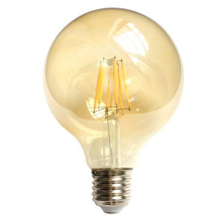 BEC LED G95 6,5W E27 2200K 650LM AMBER TK