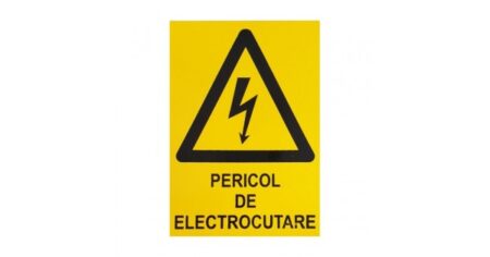 AUTOCOLANT 13*13 PERICOL DE ELECTROCUTARE