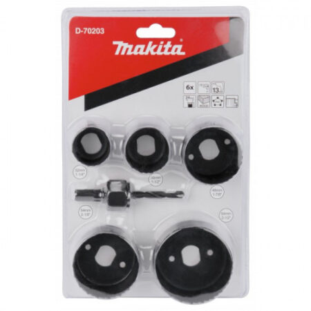 Set carote D32 - 64 mm pentru lemn Makita