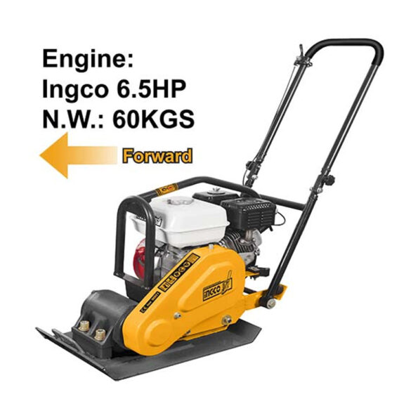 PLACA COMPACTOARE 60 KG 6.5 HP INGCO