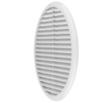 Grilaj de ventilare cu sită alb plastic 140 x 140 x 100 mm Ventika