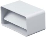 Conector de aeroduct alb plastic 55 x 110 x 66 mm Ventika