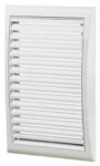 Grilaj de ventilare cu sită alb plastic 143*298*18 mm Ventika