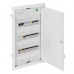 Cutie pentru automate 36 module IP30 albă metal