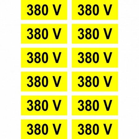 Наклейка 4*1,5 380V