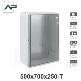 DULAP DE DISTRIB. DIN ABS TRANS. 350x500x190 IP65(G1-1)