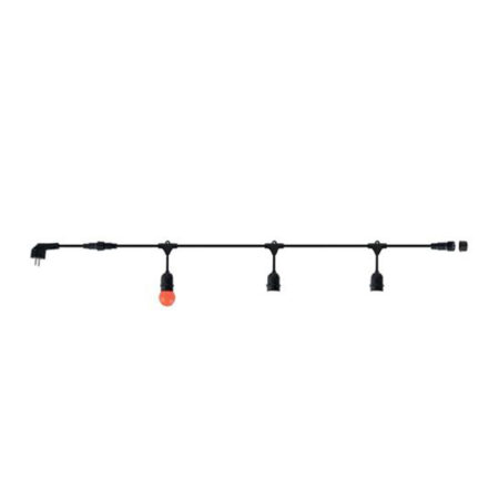 Cablu cu socluri 1kW E27 10m 220V Horoz