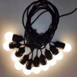 Cablu cu socluri E27 10m 220V IP44 Horoz