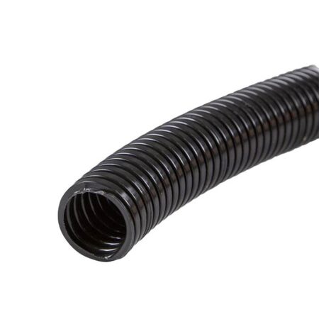 Tub gofrat 750N negru 25mm Gewiss