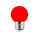 Bec LED 1W rosu E27 RAINBOW Horoz