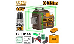 NIVELA LASER MULTI-LINIE 0-35MM VERDE INGCO
