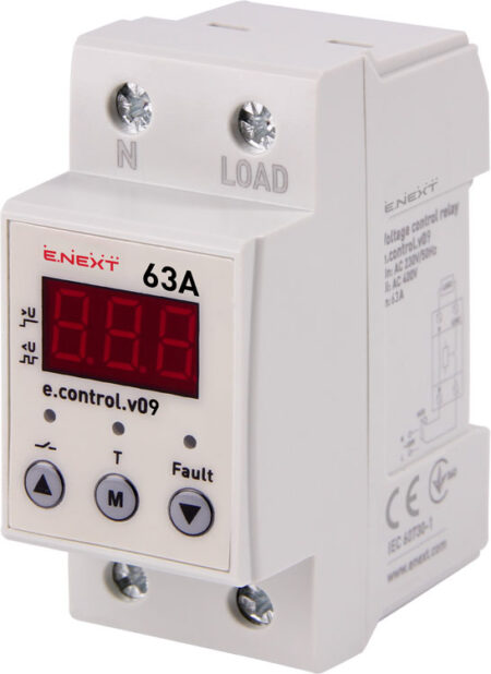 Releu de control al tensiunii 63A Enext