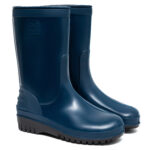 CIZME PVC BARBATI SCURTE 39/40 ALBASTRU