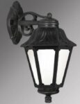 Фасадный фонарь черный уличный 450X275MM 220V E27 металл ИП44 Fumagalli