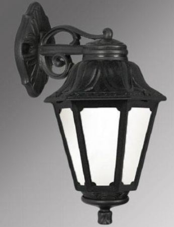 Фасадный фонарь черный уличный 450X275MM 220V E27 металл ИП44 Fumagalli