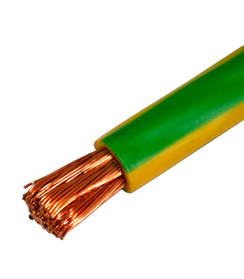 Кабель и провод ПВ3 1x16mm жёлтый/Зелёный медный
