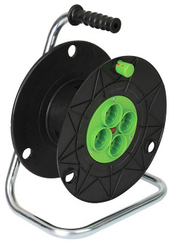 Prelungitor pe tambur 4 prize negru 30m 16A 2х2,5mm² 220V Beltiz