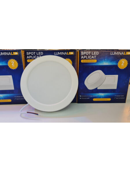 SPOT LED APLICAT ROTUND 18W 7000K D226x35mm LUMINA