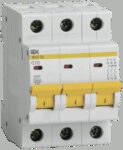 Выключатель автоматический 6A 3P ИEK