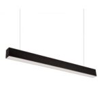 Corp de iluminat led suspendat 72W 4000K negru T15 2,4M IP54 Vargo